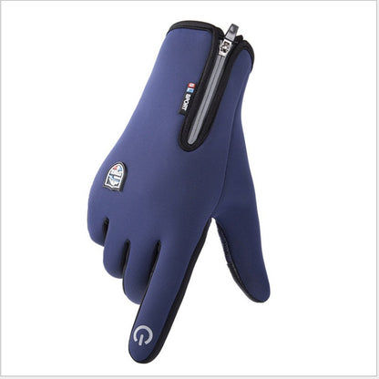 Gants d'extérieur thermiques et chauds d'hiver pour écran tactile, imperméables, pour cyclisme, vélo, coupe-vent 