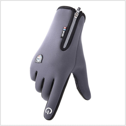 Gants d'extérieur thermiques et chauds d'hiver pour écran tactile, imperméables, pour cyclisme, vélo, coupe-vent 