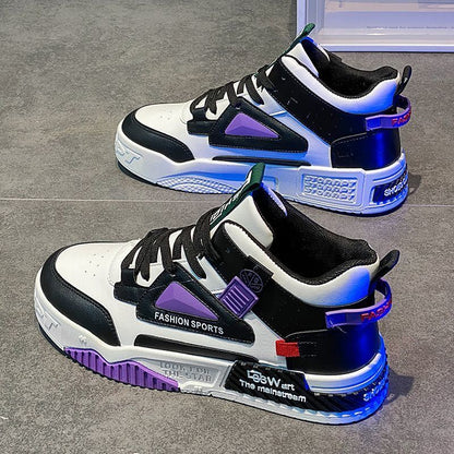 Nouvelles chaussures montantes respirantes pour hommes de printemps.