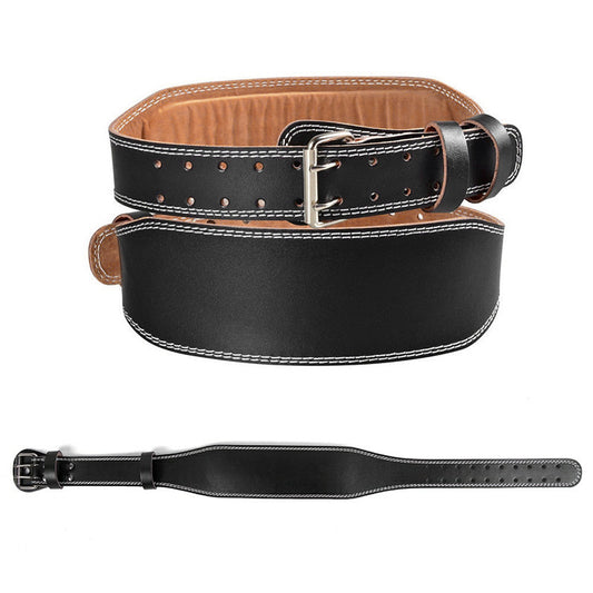 Ceinture d'haltérophilie robuste pour hommes et femmes – Ceinture de fitness en cuir PU pour squats profonds, tractions et musculation