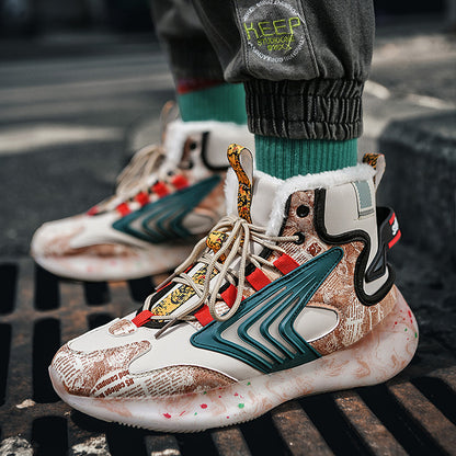 Chaussures de course lumineuses tendance pour hommes