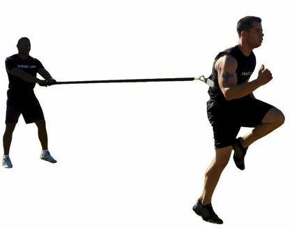Bande de résistance extensible pour exercices de course à pied, sangle d'épaule pour entraînement de vitesse