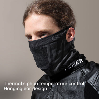 Masque de cyclisme chaud pour hommes, respirant, coupe-vent, pour sports de plein air, cyclisme, écharpe d'oreille suspendue