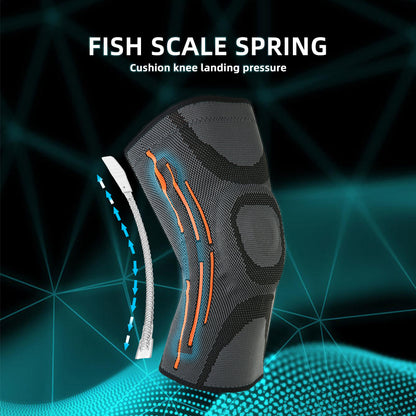 Genouillère en silicone – Support haute performance pour la course et le saut à la corde