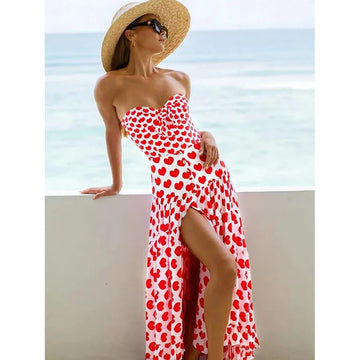 Maillot de bain rétro asymétrique pour femme