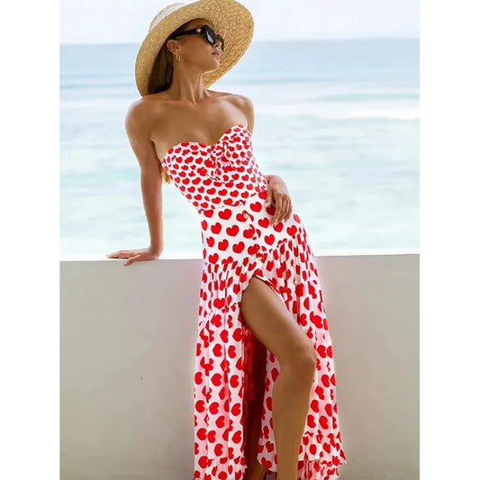 Maillot de bain rétro asymétrique pour femme