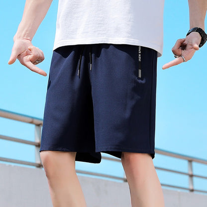 Shorts pour hommes, nouveaux pantalons à quatre pans pour hommes, couleur unie, coupe droite