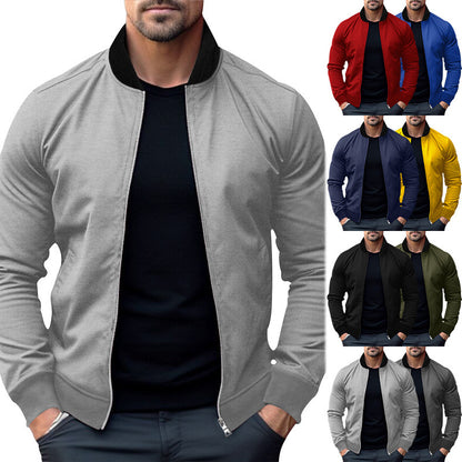 Veste à capuche décontractée à manches longues pour homme, collection automne et hiver