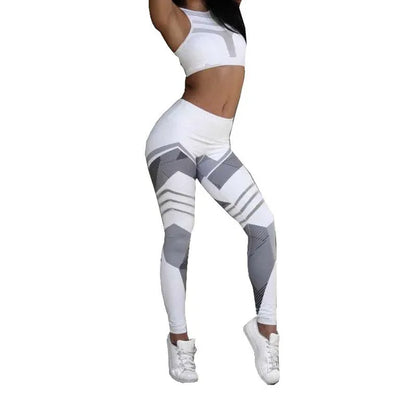 Digital printing dance sport fitness yoga camel toe leggings for women