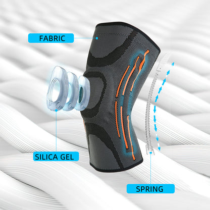 Genouillère en silicone – Support haute performance pour la course et le saut à la corde