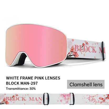 Housse pour lunettes de ski et de sports d'hiver
