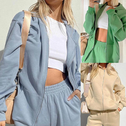 Ensemble de sport à capuche pour femme – Survêtement ample pour plus de confort et de style