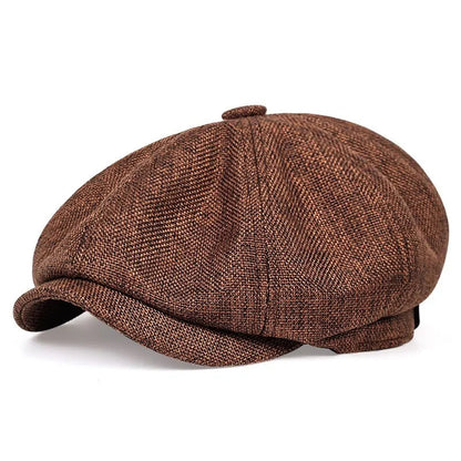 Chapeau octogonal pour homme, printemps et été