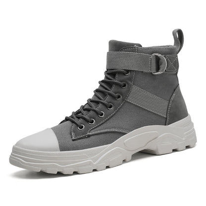 Bottes Martin montantes pour adolescents, chaussures de planche décontractées à la mode et tendance. 