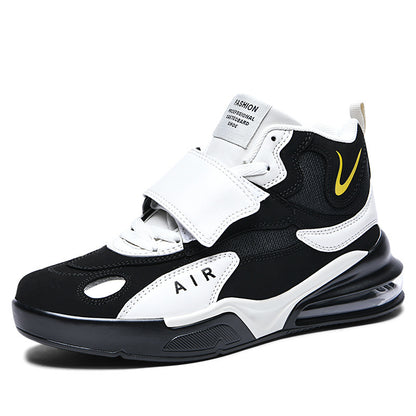 Chaussures de basket-ball montantes à coussin d'air pour hommes, automne-hiver