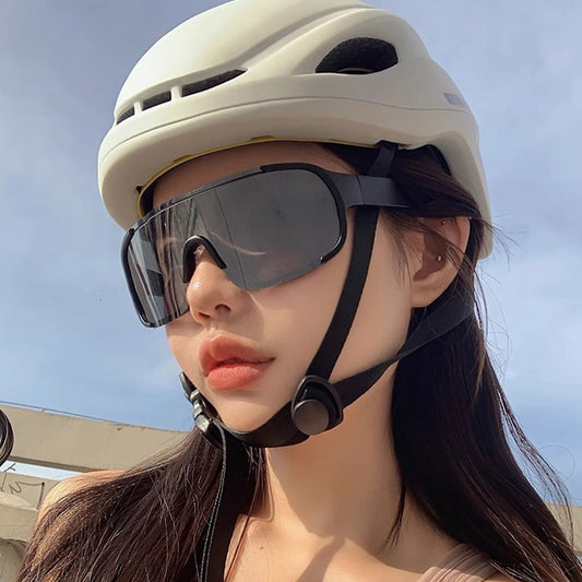 Lunettes de ski de cyclisme à grande monture en plein air, lunettes coupe-vent, vélos de route d'escalade, vélos, lunettes de soleil de sport 
