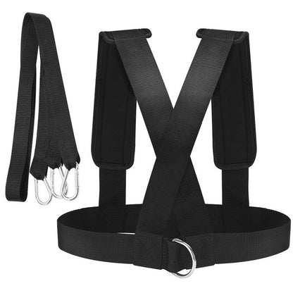Bande de résistance extensible pour exercices de course à pied, sangle d'épaule pour entraînement de vitesse