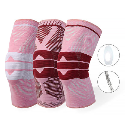 Genouillère professionnelle à ressort en silicone