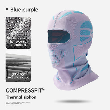 Couvre-chef de ski d'hiver, protection faciale, coupe-vent, foulard de moto, masque d'équitation, protège-cou chaud et respirant
