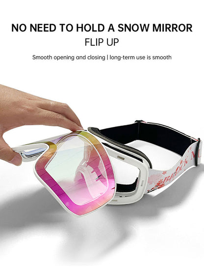 Housse pour lunettes de ski, lunettes de sports d'hiver et de plein air