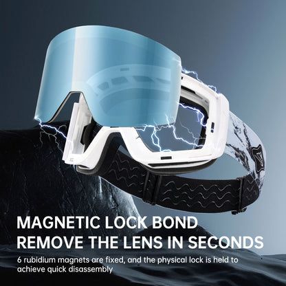 Lunettes de ski magnétiques pour hommes et femmes