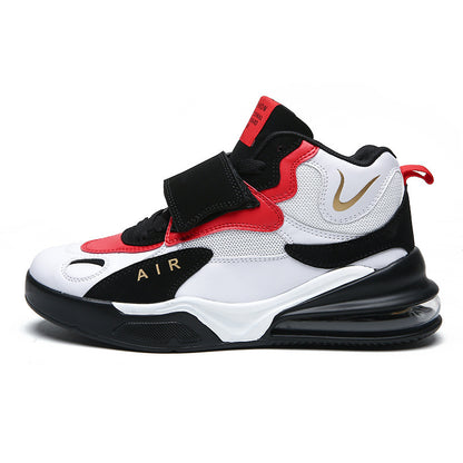 Chaussures de basket-ball montantes à coussin d'air pour hommes, automne-hiver