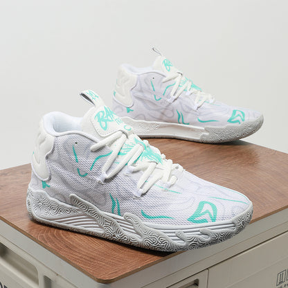 Chaussures de basket-ball antidérapantes et absorbantes de chocs pour hommes et femmes, pour l'intérieur et l'extérieur, violettes MB.03