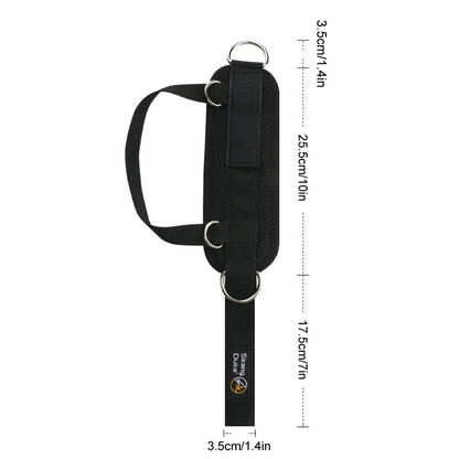 Boucle de cheville réglable avec pédale – Outil d'entraînement de force des jambes pour les entraînements sur portique, la salle de sport à domicile et la rééducation