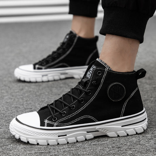 Chaussures montantes en toile