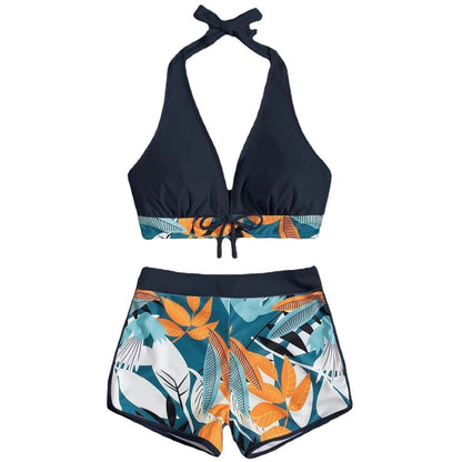 Maillot de bain de sport taille haute pour femme