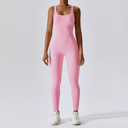 Combinaison de yoga une pièce sans coutures printemps, été et automne
