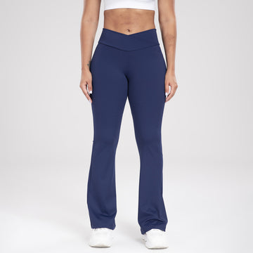 Waist Outdoor Casual Bell Bottom Yoga Pants, Slimming & Stylish