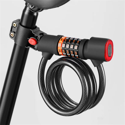 Antivols pour vélos, antivols à combinaison pour vélos, antivol pour vélo de route avec câble en acier.