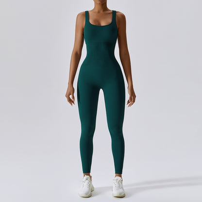 Combinaison de yoga une pièce sans coutures printemps, été et automne
