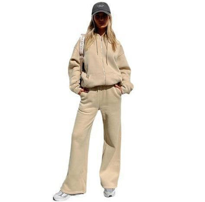 Ensemble de sport à capuche pour femme – Survêtement ample pour plus de confort et de style