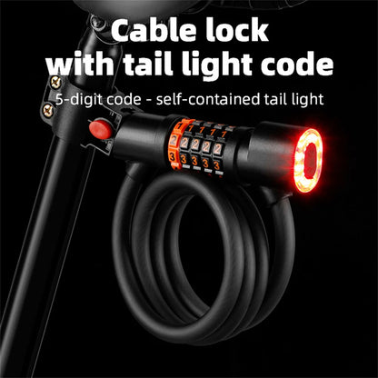 Antivols pour vélos, antivols à combinaison pour vélos, antivol pour vélo de route avec câble en acier.