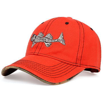 Casquette de baseball brodée en arête de poisson très vendue