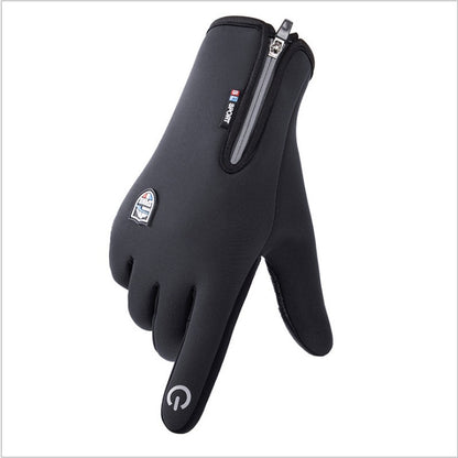 Gants d'extérieur thermiques et chauds d'hiver pour écran tactile, imperméables, pour cyclisme, vélo, coupe-vent 
