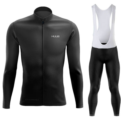 Combinaison de cyclisme à manches longues, nouvelle version printemps-automne de l'équipe HUUB, séchage rapide, bretelles respirantes, vêtements de vélo