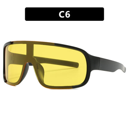 Lunettes de ski de cyclisme à grande monture en plein air, lunettes coupe-vent, vélos de route d'escalade, vélos, lunettes de soleil de sport 