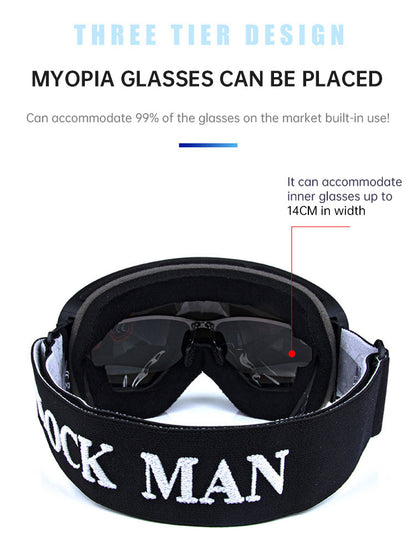Housse pour lunettes de ski et de sports d'hiver