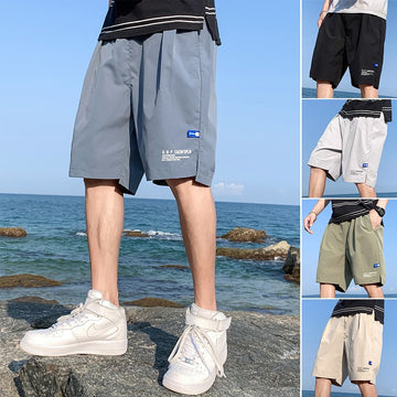 Short Ice Silk à séchage rapide pour homme – Vêtements de sport légers pour l'été