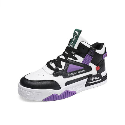 Nouvelles chaussures montantes respirantes pour hommes de printemps.