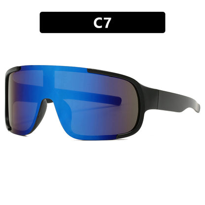 Lunettes de ski de cyclisme à grande monture en plein air, lunettes coupe-vent, vélos de route d'escalade, vélos, lunettes de soleil de sport 