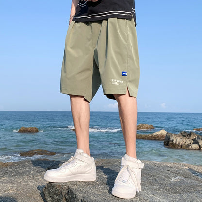 Short Ice Silk à séchage rapide pour homme – Vêtements de sport légers pour l'été