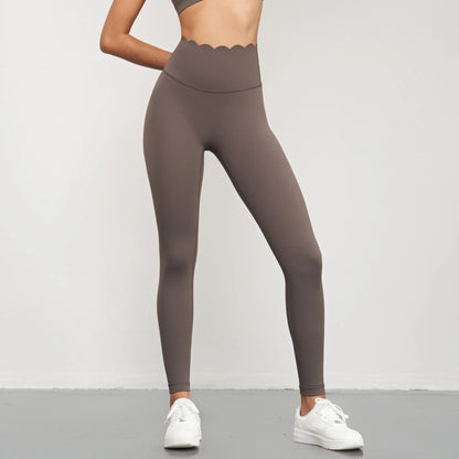 Pantalon de yoga sans coutures pour femme, leggings de course à pied et d'entraînement Lotus Arc