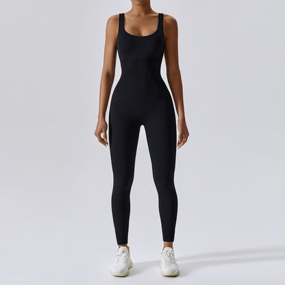 Combinaison de yoga une pièce sans coutures printemps, été et automne