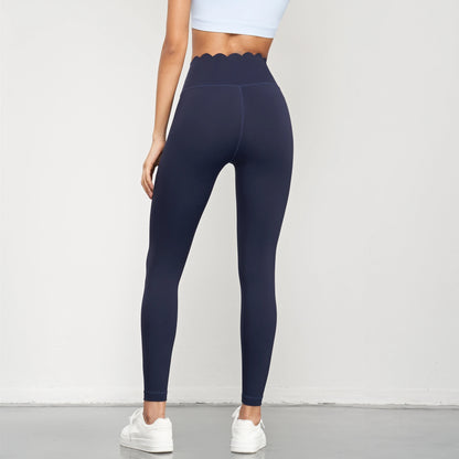 Pantalon de yoga sans coutures pour femme, leggings de course à pied et d'entraînement Lotus Arc