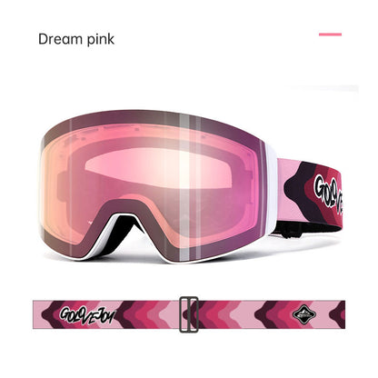 Lunettes de ski magnétiques pour hommes et femmes