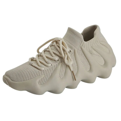 Lace Up Round Toe Mesh Athletic sneakers for men and women